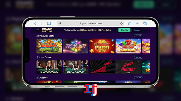 Main screen of 1Jj ios page for PK players